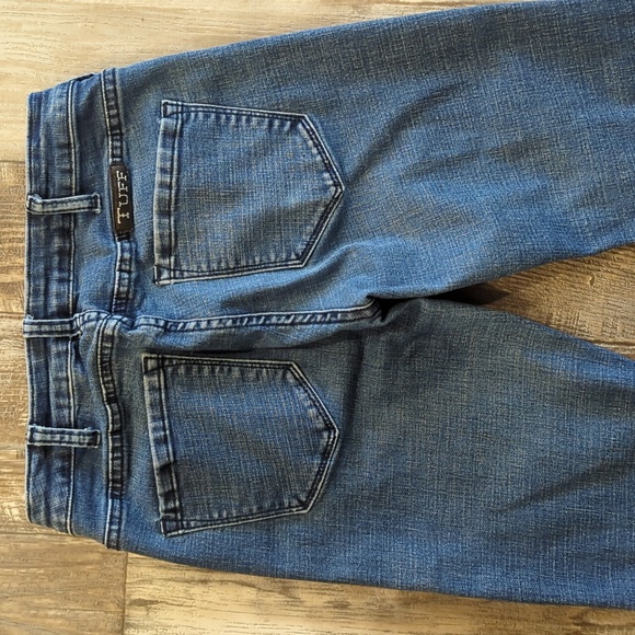 COWGIRL TUFF "Livin' On The Edge Trouser" flare stretch jeans sz 26x35L Tall - Picture 10 of 16